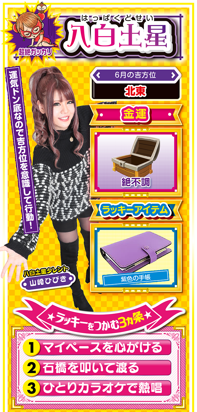 八白土星占い結果