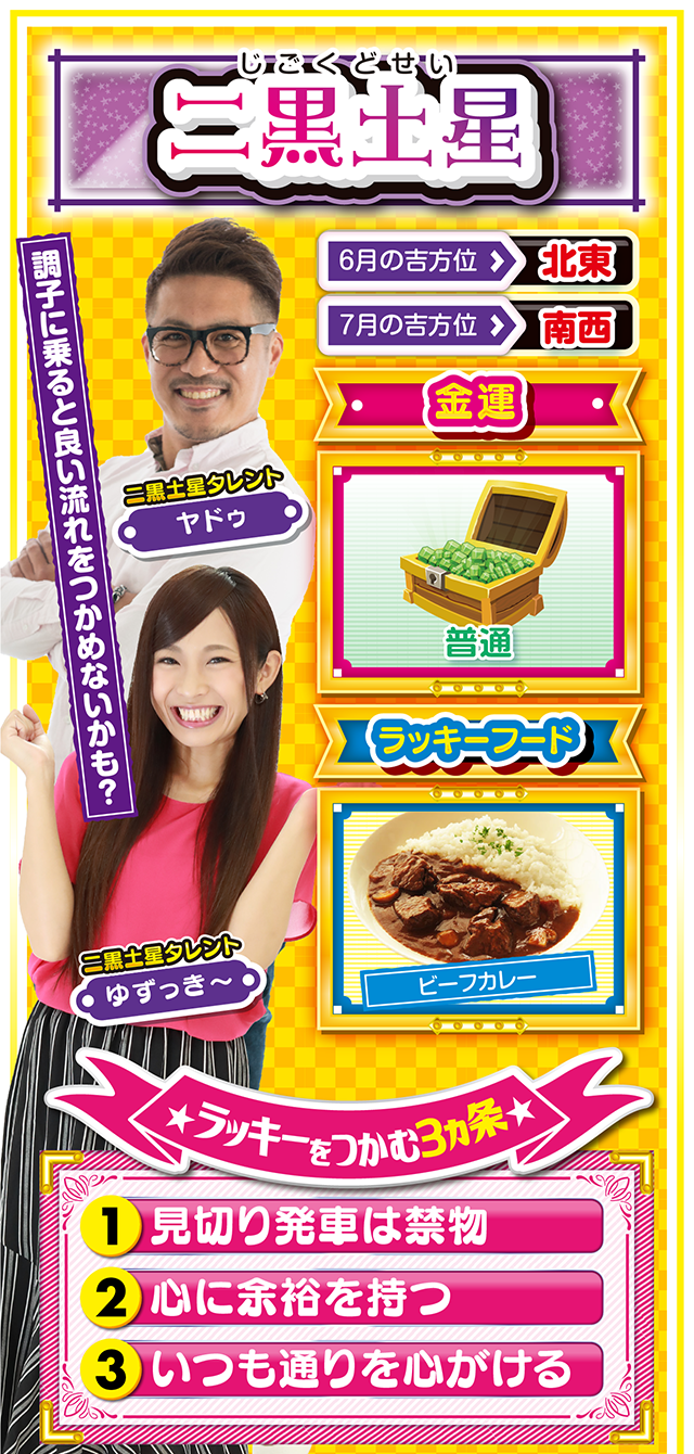 二黒土星占い結果