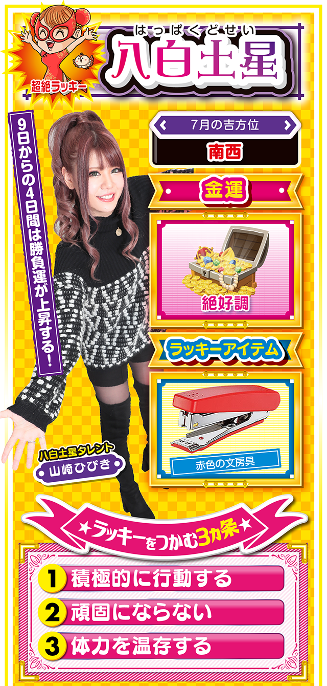 八白土星占い結果