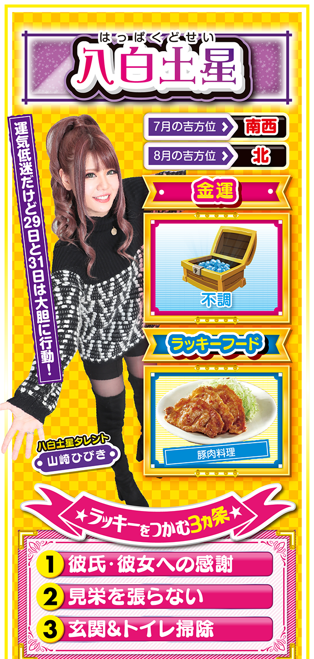 八白土星占い結果