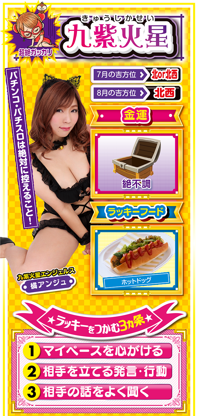 九紫火星占い結果