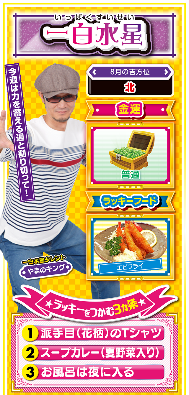 一白水星占い結果