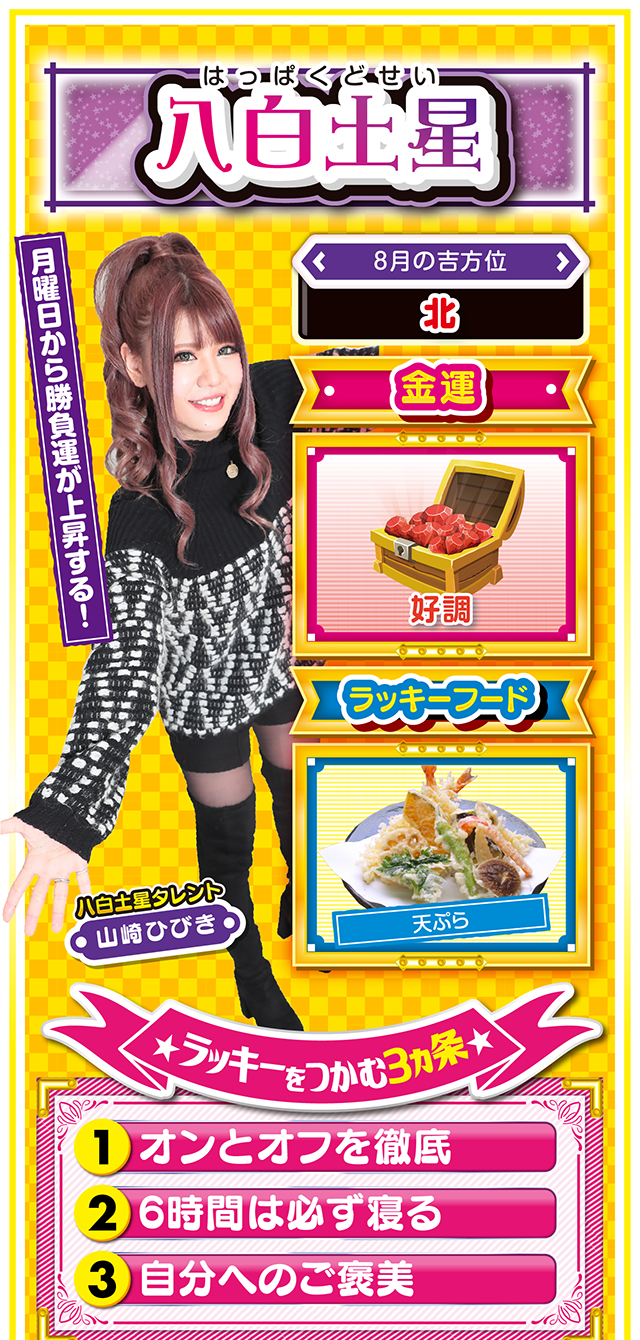 八白土星占い結果