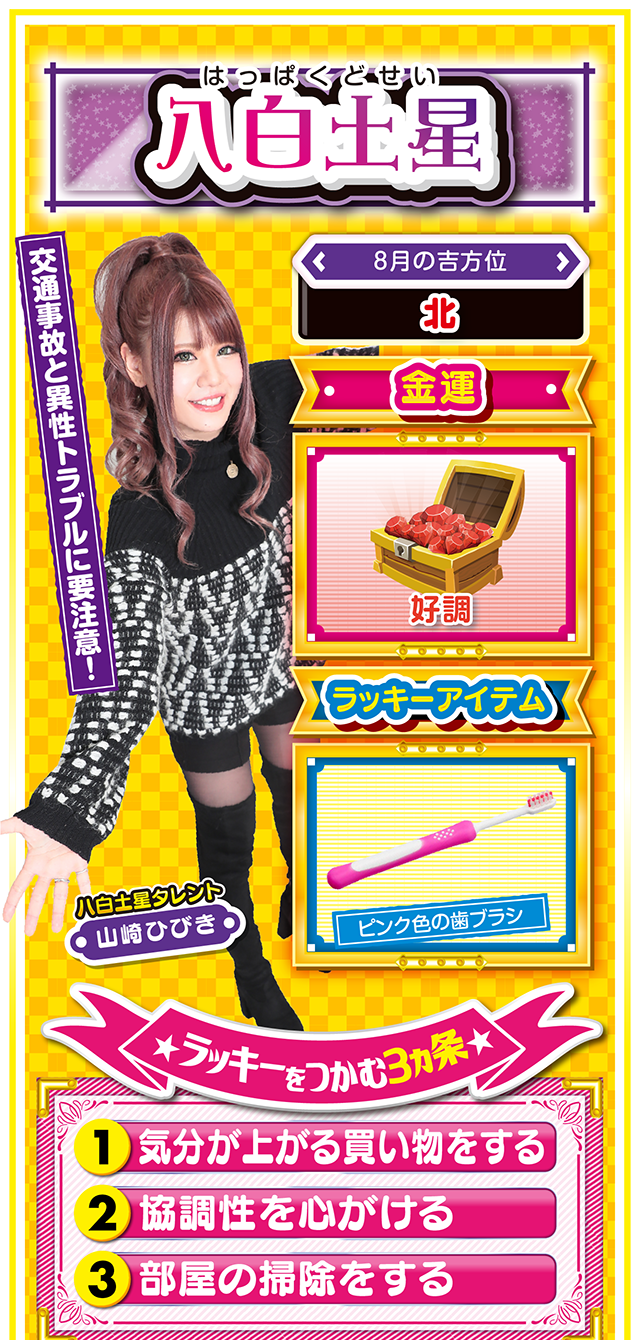 八白土星占い結果