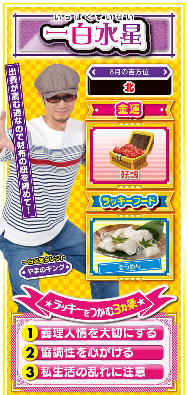 一白水星占い結果