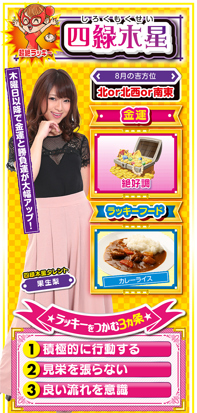 四緑木星占い結果