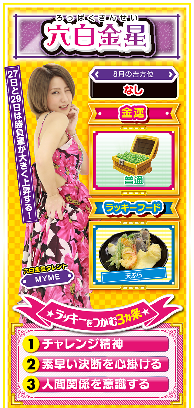 六白金星占い結果