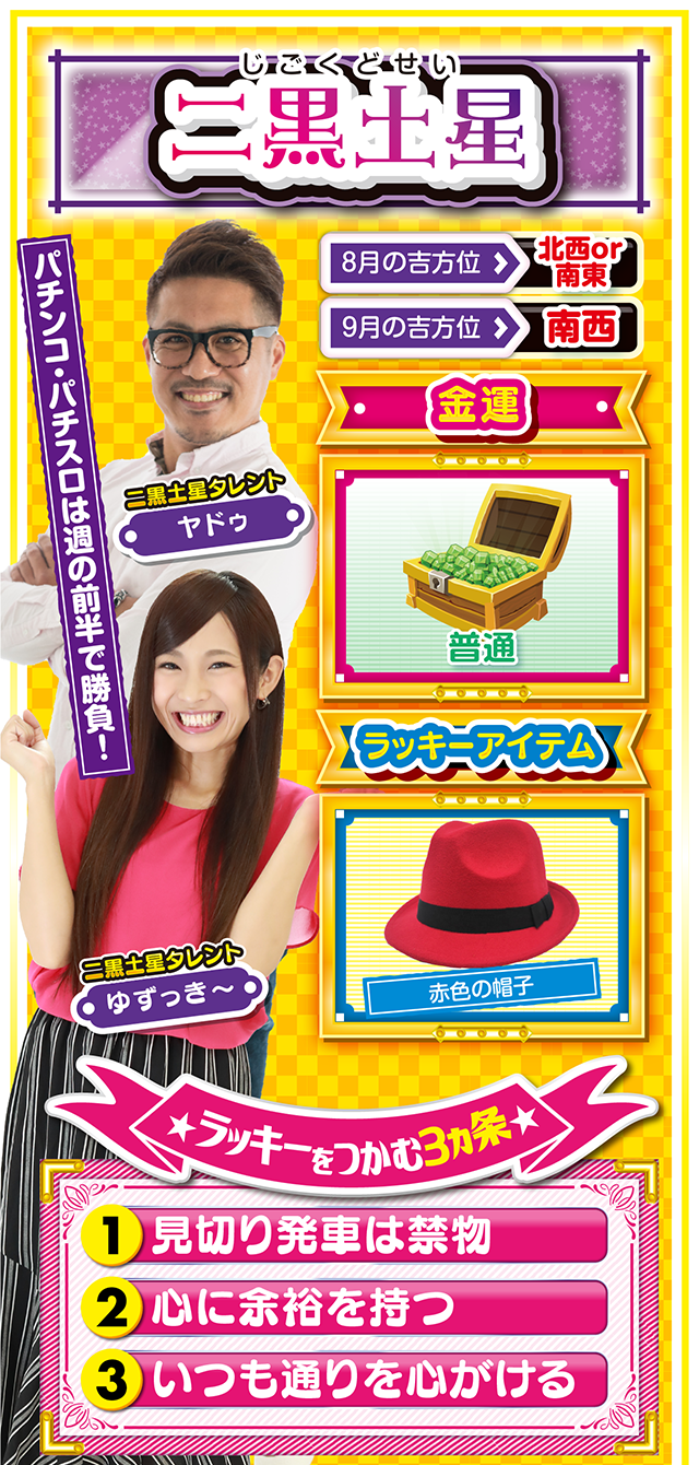 二黒土星占い結果