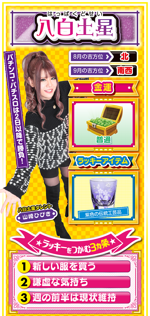 八白土星占い結果