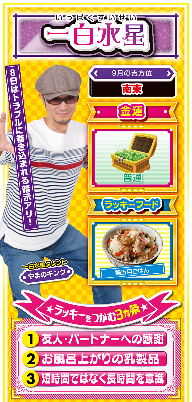 一白水星占い結果