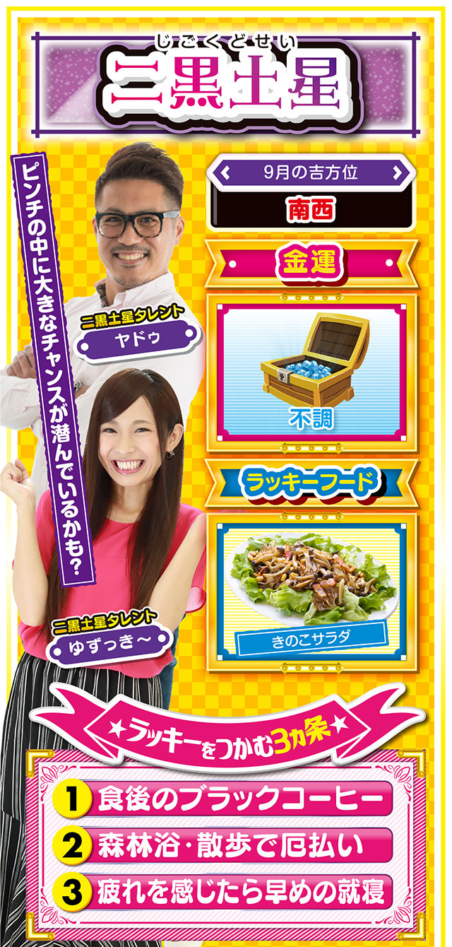 二黒土星占い結果