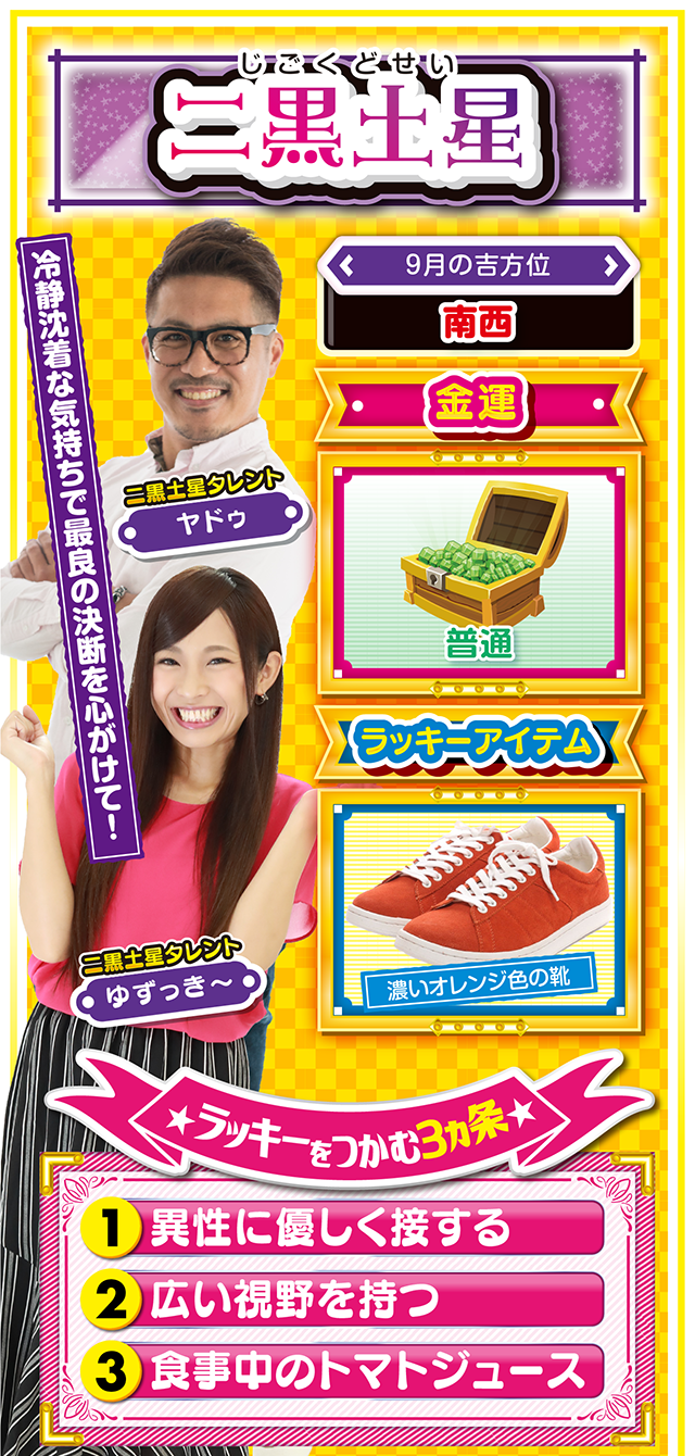 二黒土星占い結果