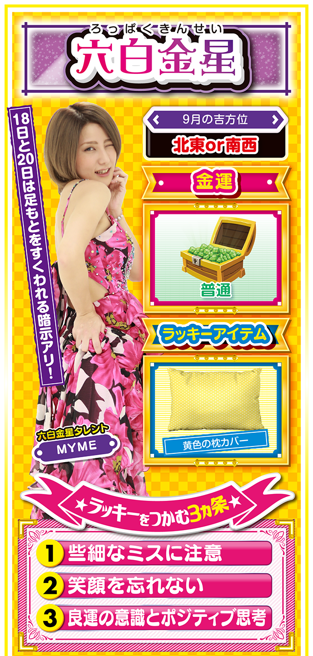 六白金星占い結果