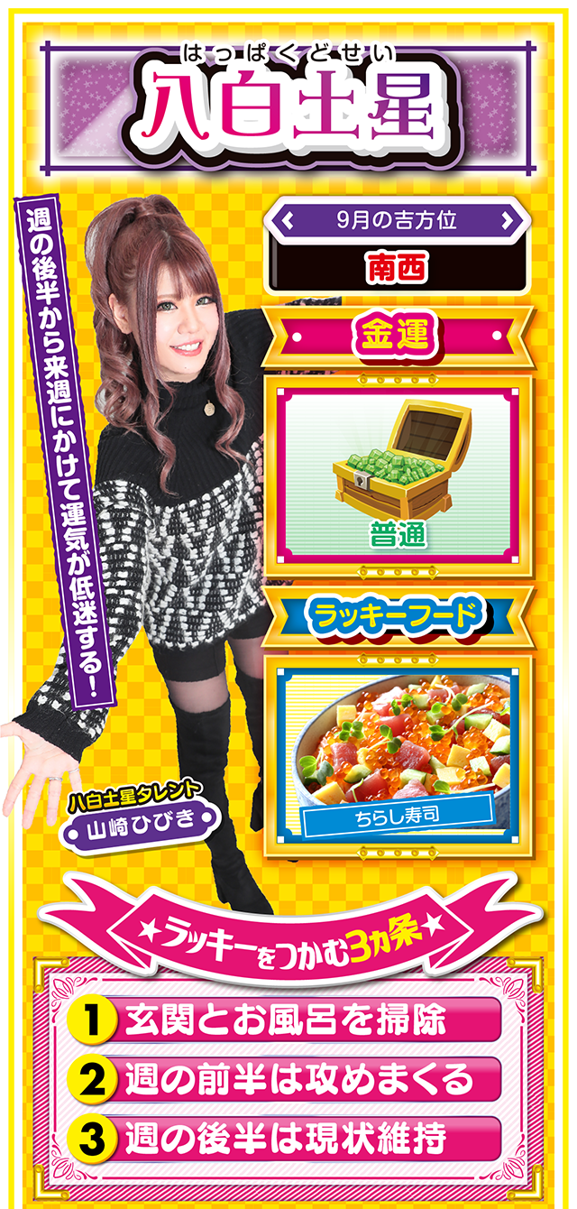 八白土星占い結果