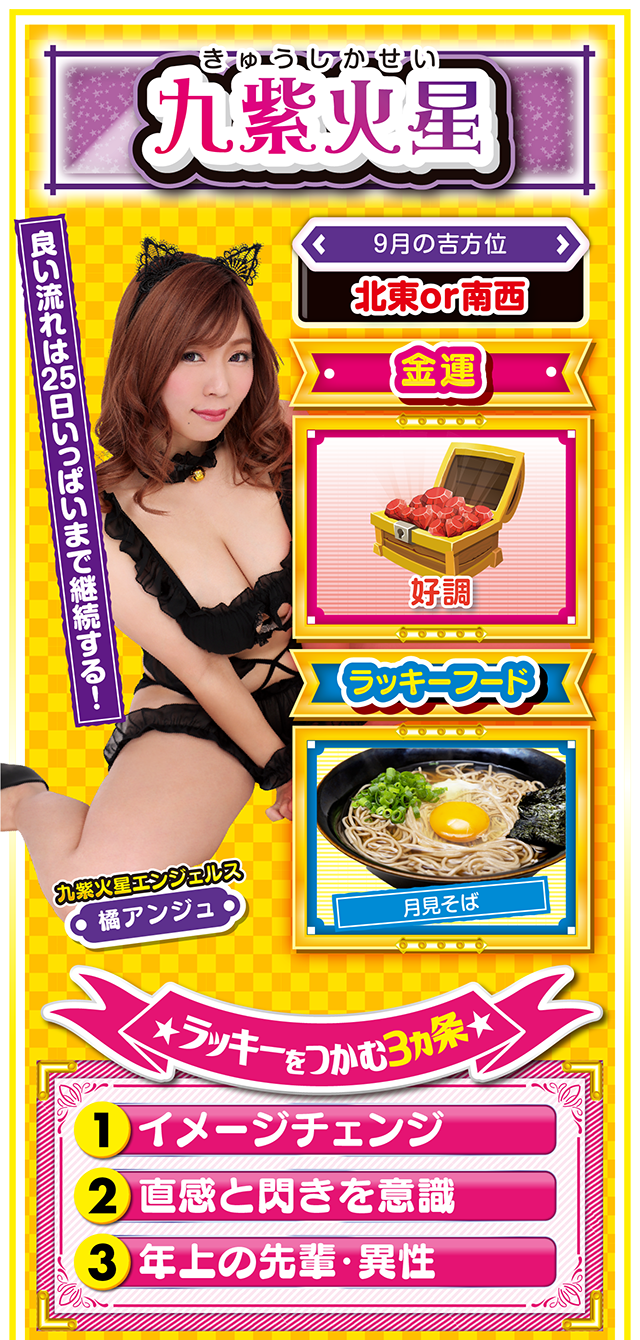 九紫火星占い結果