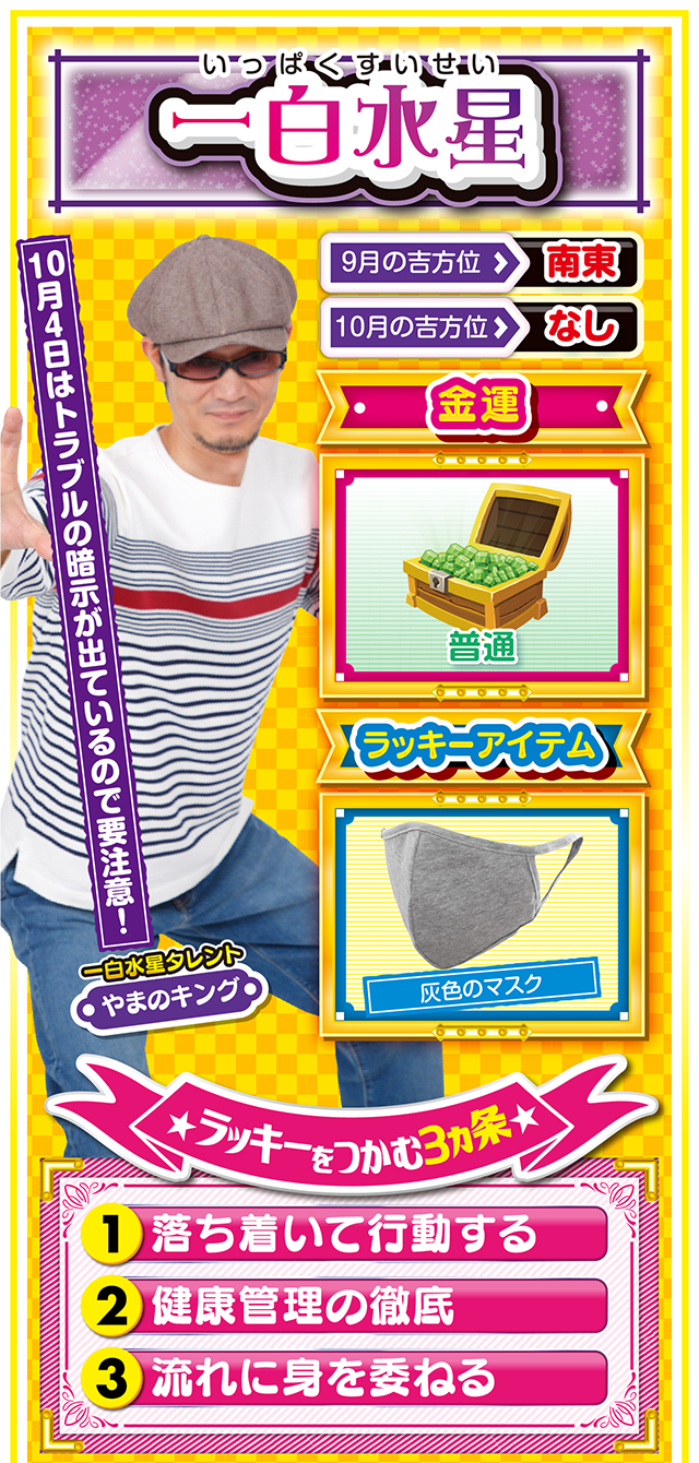 一白水星占い結果