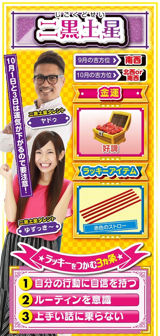 二黒土星占い結果