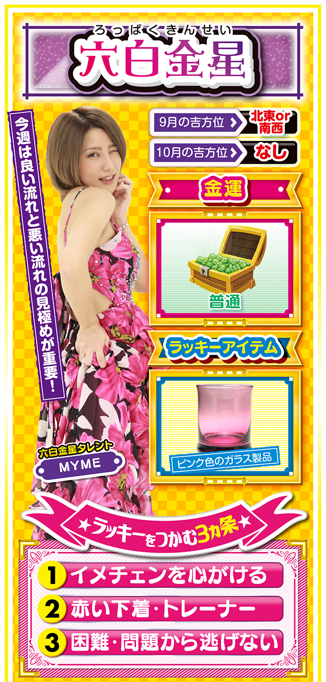 六白金星占い結果