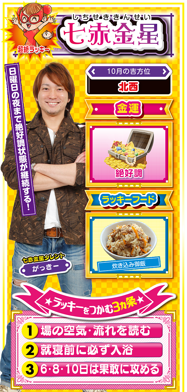 七赤金星占い結果