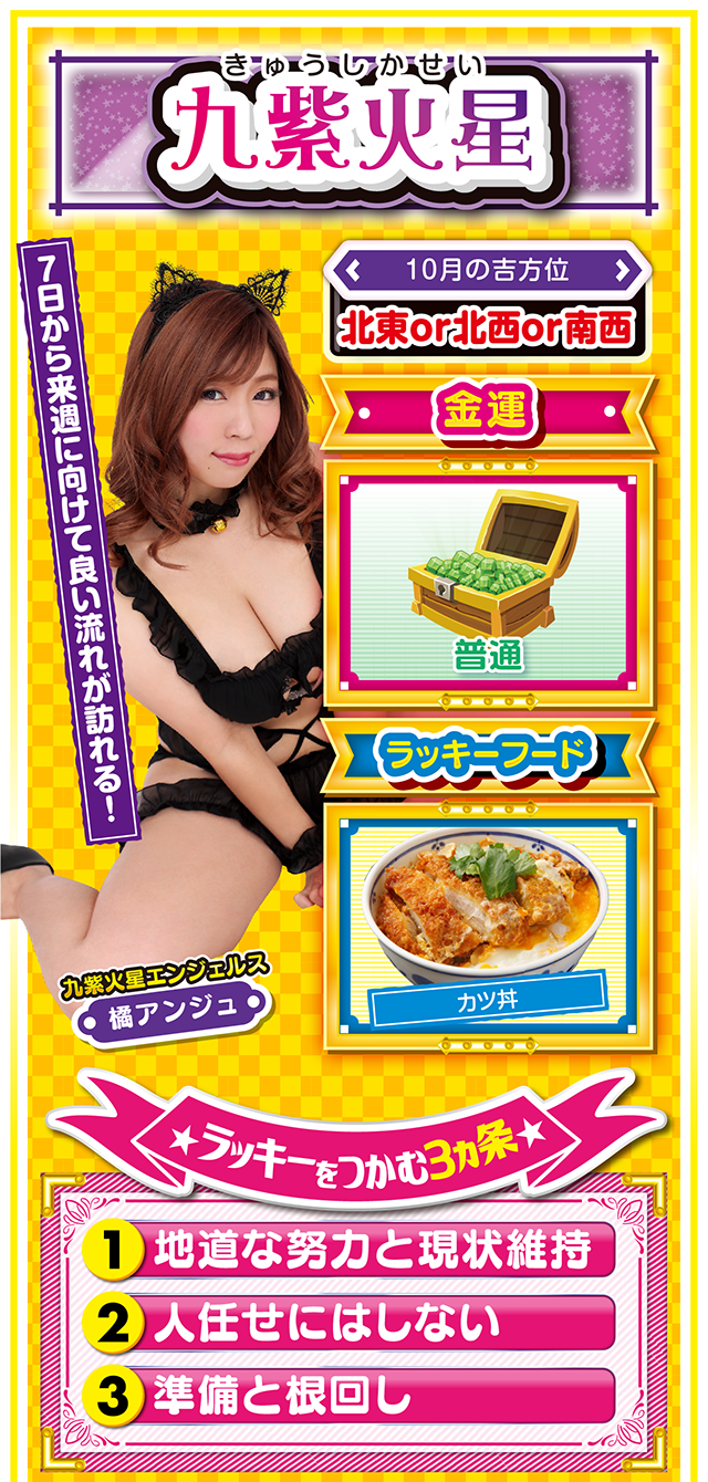 九紫火星占い結果