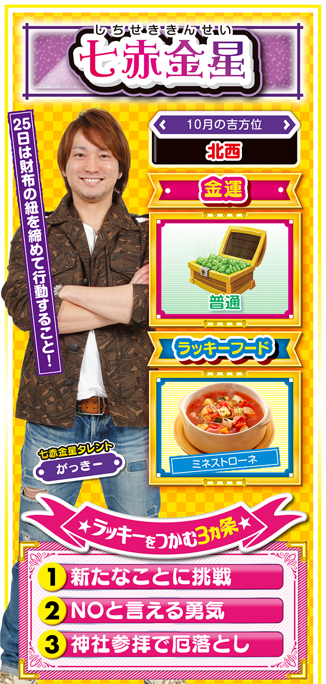 七赤金星占い結果