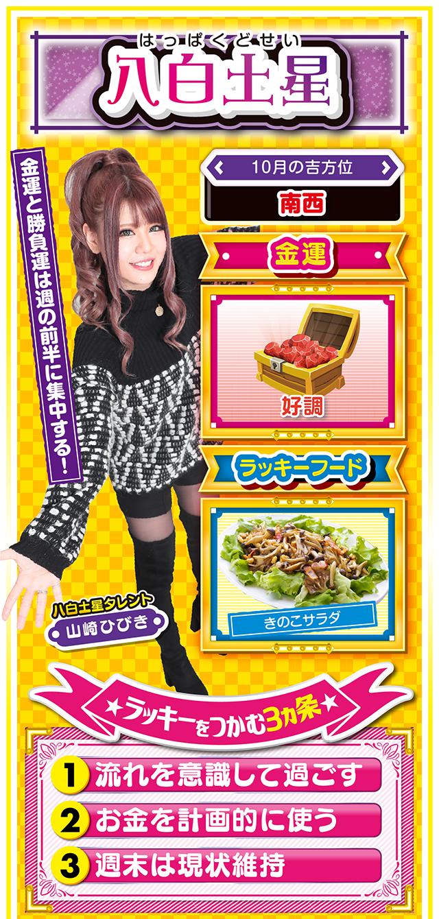 八白土星占い結果