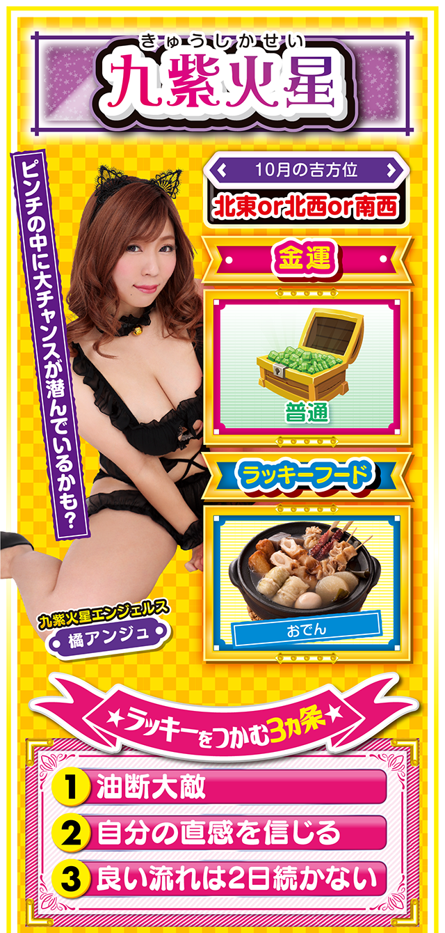 九紫火星占い結果