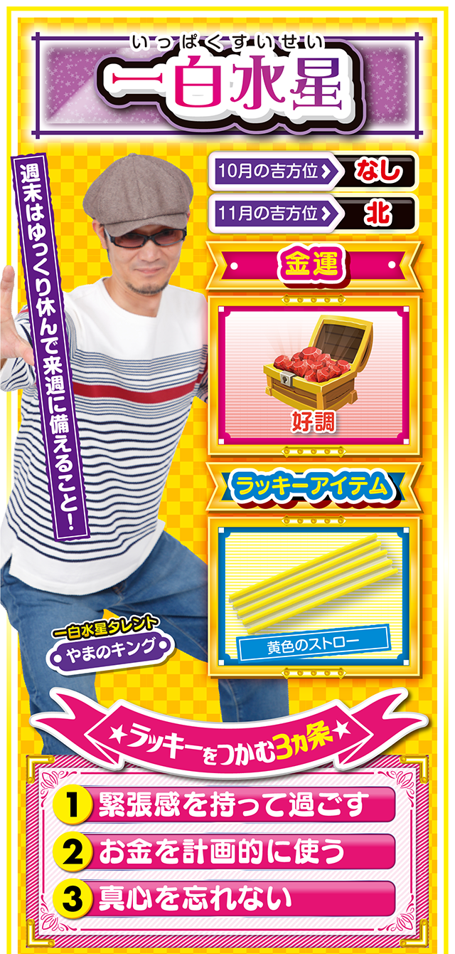 一白水星占い結果