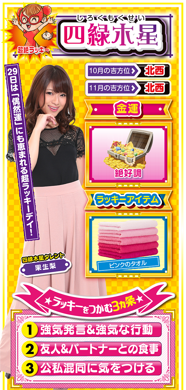 四緑木星占い結果