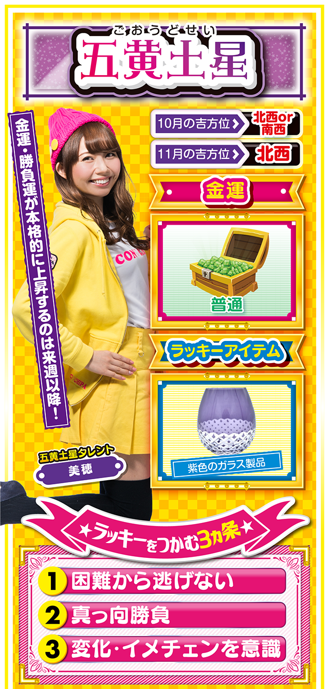 五黄土星占い結果