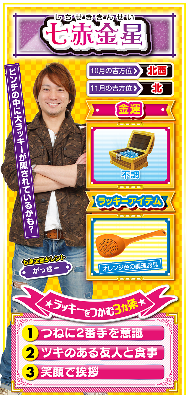 七赤金星占い結果