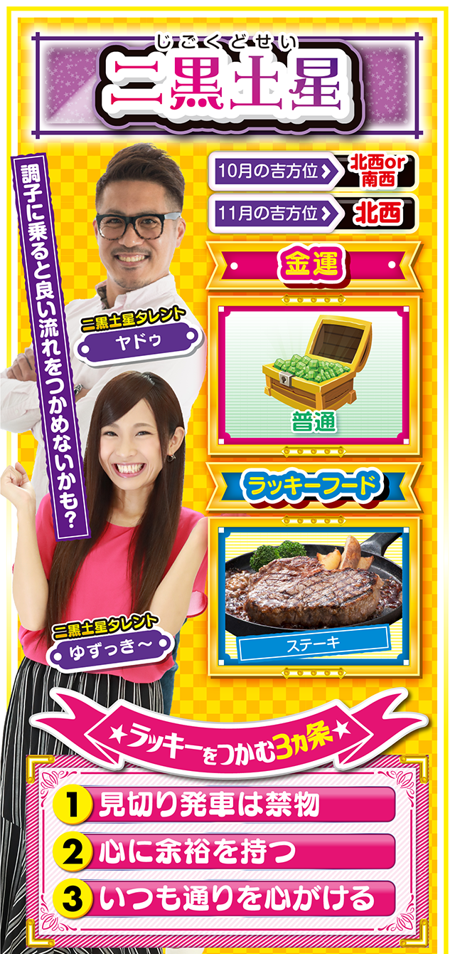 二黒土星占い結果