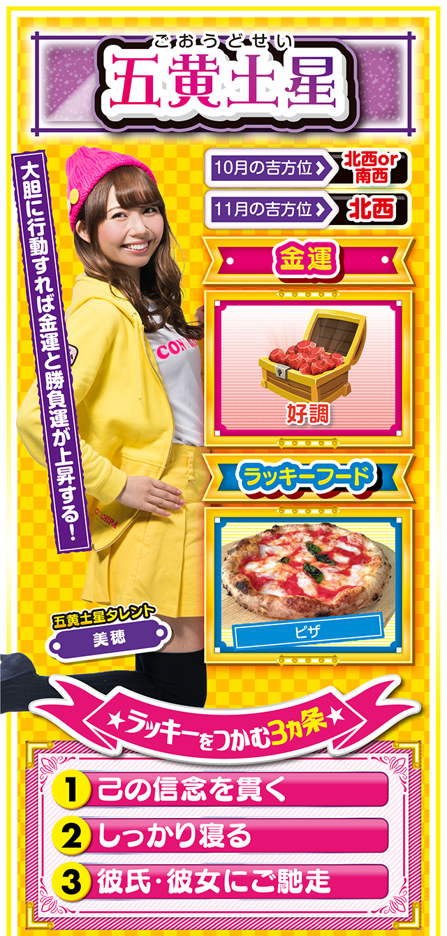 五黄土星占い結果