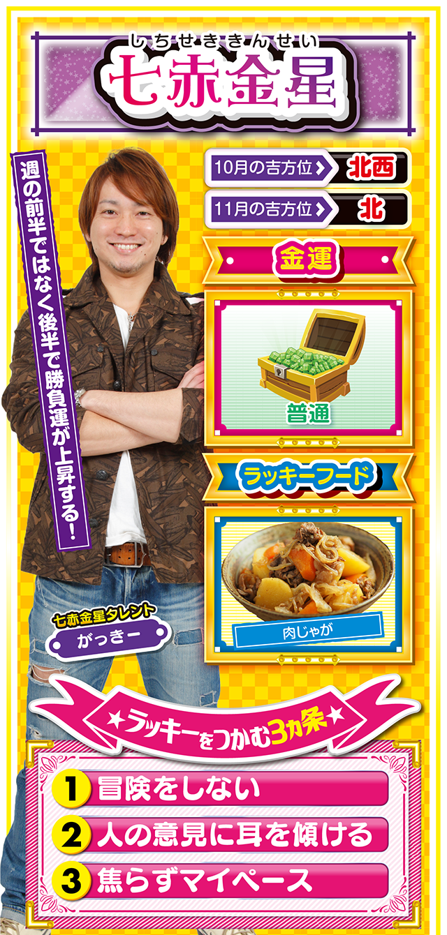 七赤金星占い結果