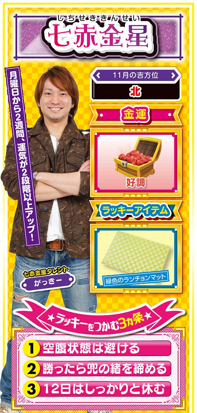 七赤金星占い結果