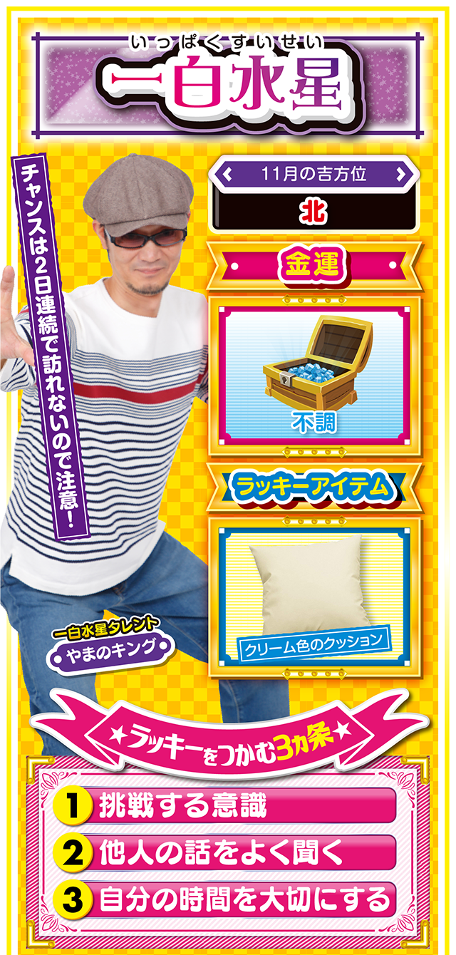 一白水星占い結果