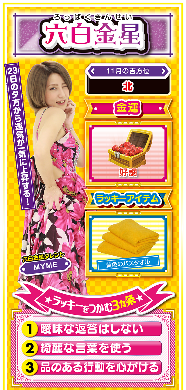 六白金星占い結果