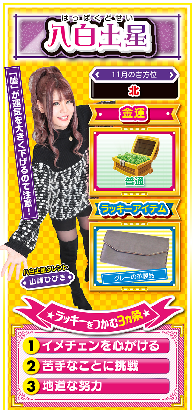 八白土星占い結果