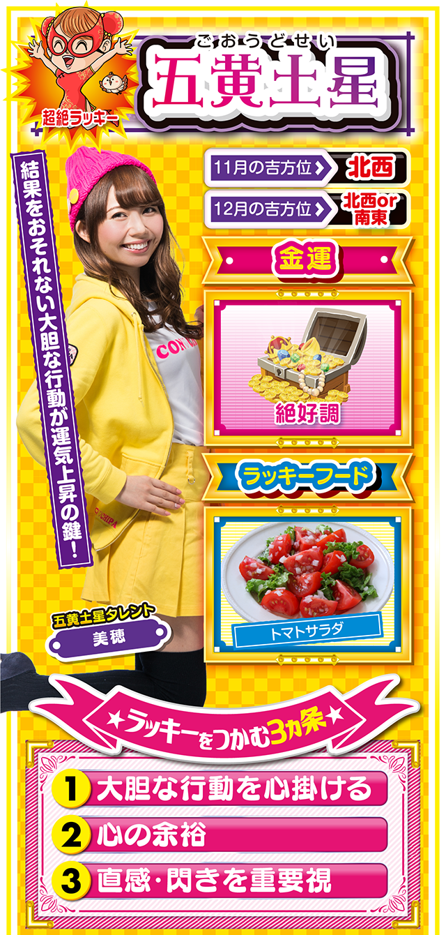 五黄土星占い結果