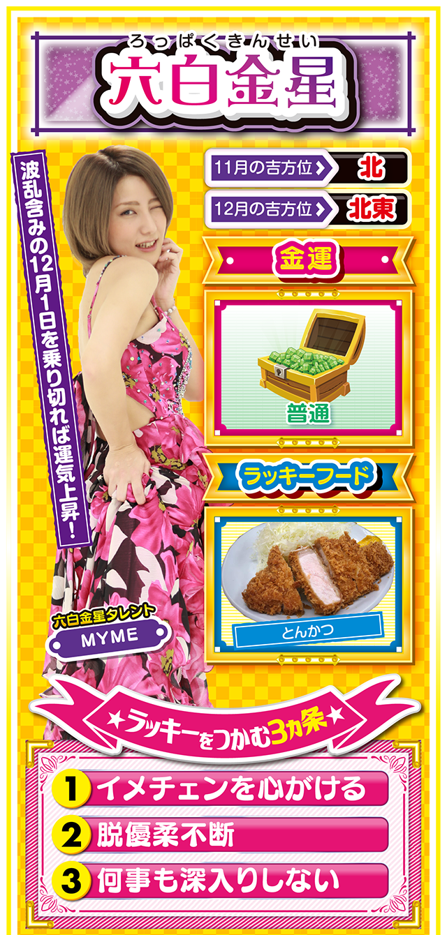 六白金星占い結果