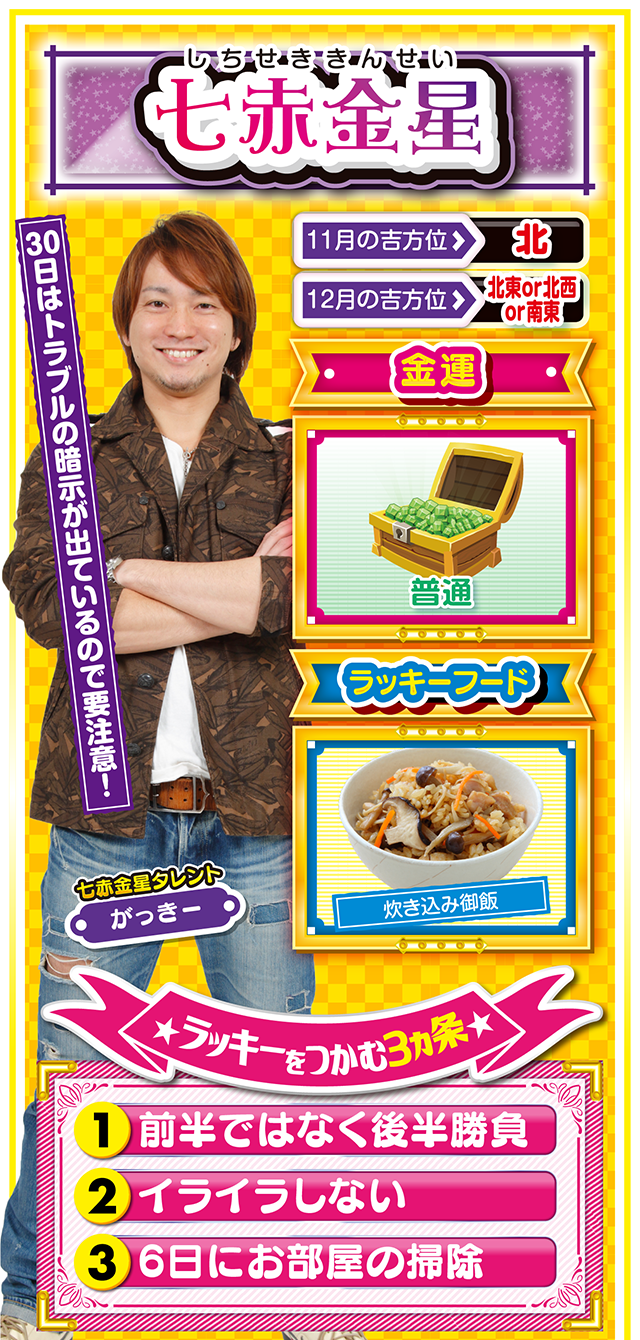 七赤金星占い結果