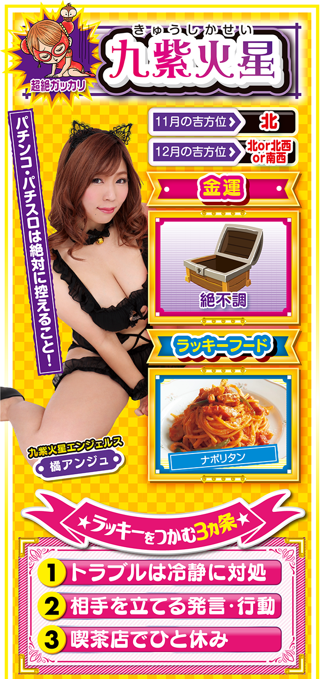 九紫火星占い結果