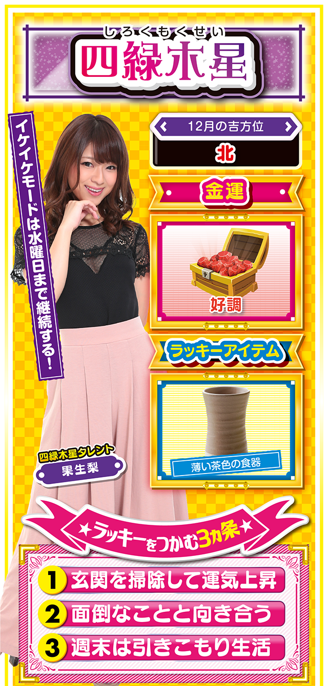 四緑木星占い結果