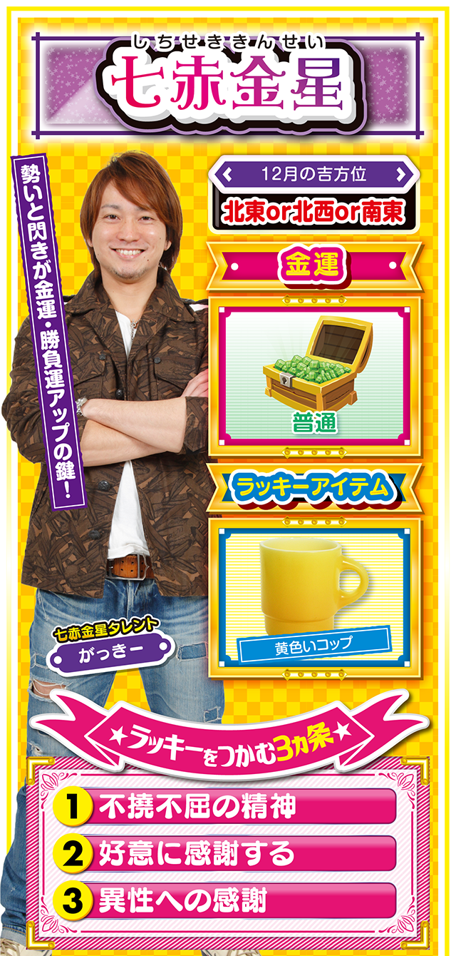 七赤金星占い結果