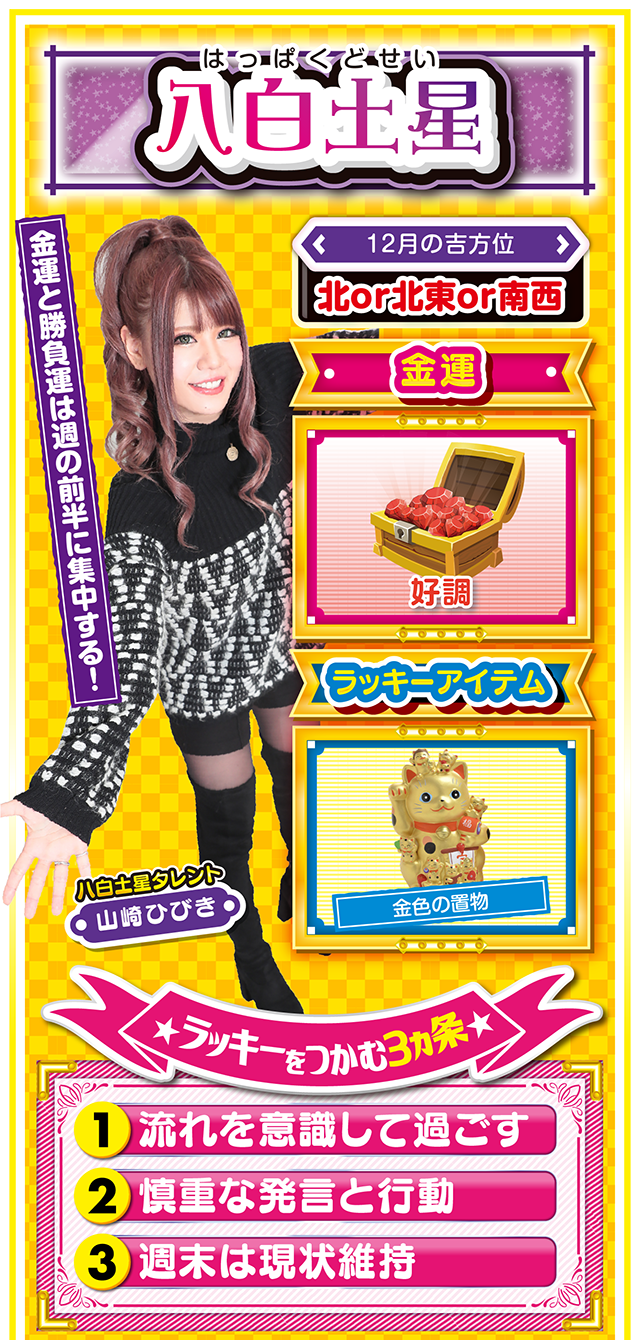 八白土星占い結果