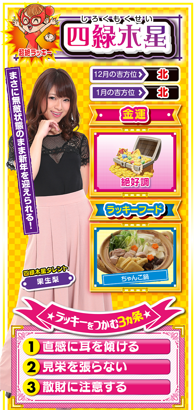 四緑木星占い結果