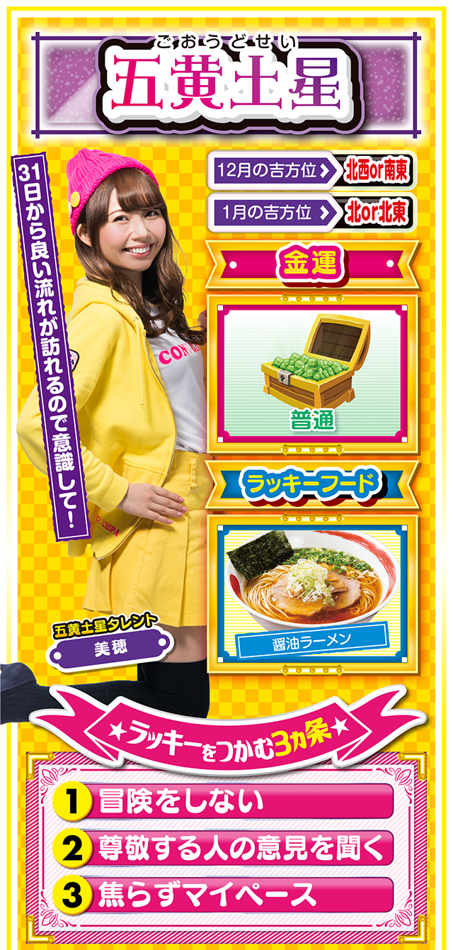 五黄土星占い結果