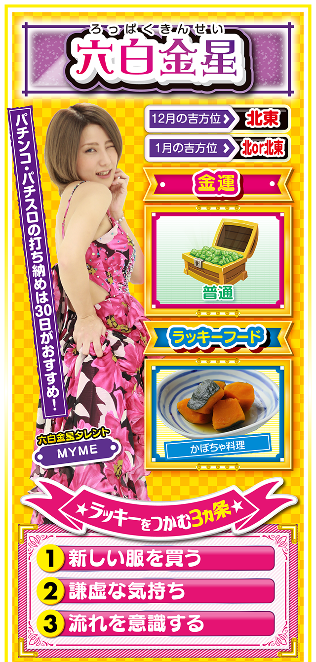 六白金星占い結果