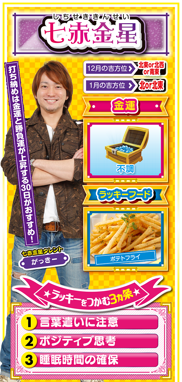 七赤金星占い結果