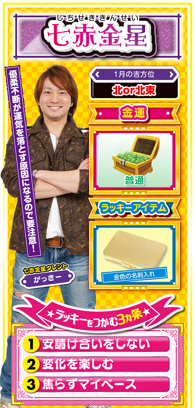 七赤金星占い結果